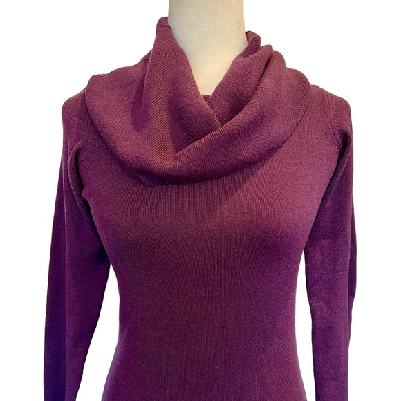 French Connection Cowl Neck Sweater, purple, size XS - Picture 2 of 10